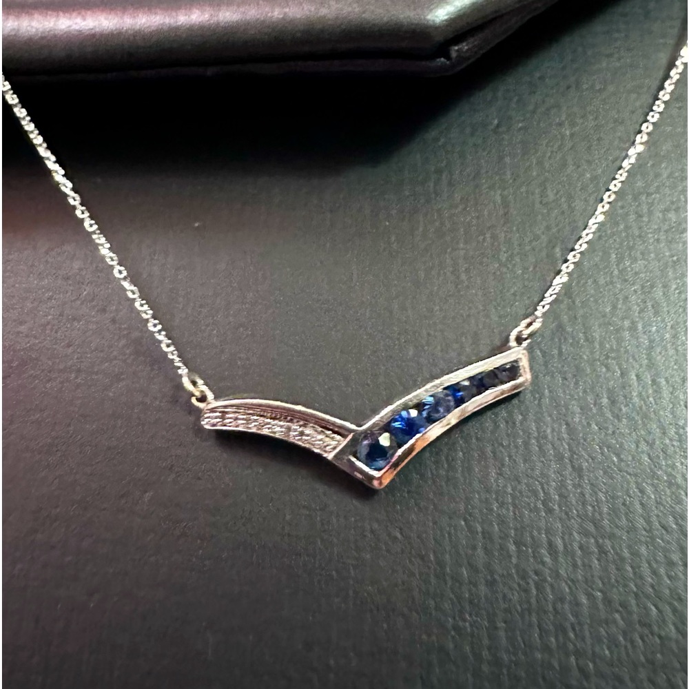 Deco Chain Sapphire  10k